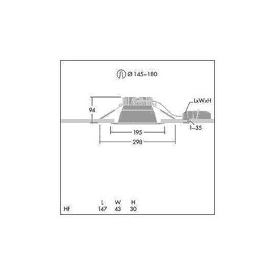 Zumtobel - THOR LED-Deckeneinbaustrahler - Ø195 mm - 25.4 W - LED downlight Zumtobel - THOR LED-Deckeneinbaustrahler - Ø195 mm - 25.4 W - LED downlight