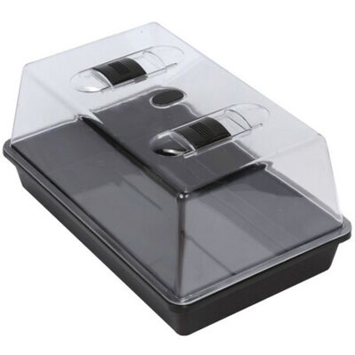 floraworld Indoor-Gewächshaus classic, KST. 38x24x18,5cm anthrazit (16152) floraworld Indoor-Gewächshaus classic, KST. 38x24x18,5cm anthrazit (16152)