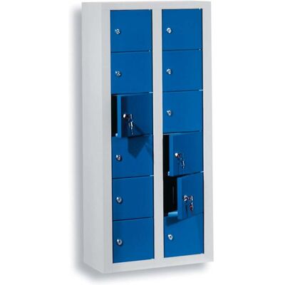 Kappes Wertfachschrank ErgoPlus 12 Fächer 1100 x 485 x 250 mm RAL 7035/5010 (8501.00.0216) Kappes Wertfachschrank ErgoPlus 12 Fächer 1100 x 485 x 250 mm RAL 7035/5010 (8501.00.0216)