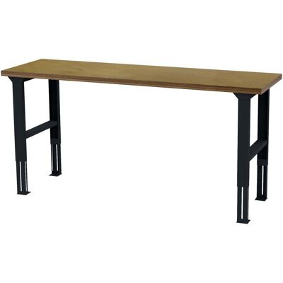 STIER Höhenverstellbarer Werktisch BxTxH 2000x600x760-1060 mm (904758) STIER Höhenverstellbarer Werktisch BxTxH 2000x600x760-1060 mm (904758)