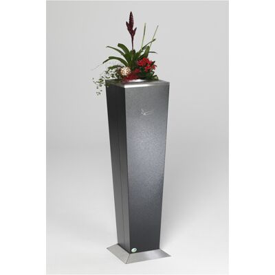 VAR Ascher H 110 mit Aschereinsatz/Einsatz für Pflanzen antik-silber 1,4 l (40265) VAR Ascher H 110 mit Aschereinsatz/Einsatz für Pflanzen antik-silber 1,4 l (40265)
