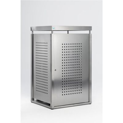 VAR Müllbehälterschrank, Edelstahl, für 240-l Mülltonne (21262) VAR Müllbehälterschrank, Edelstahl, für 240-l Mülltonne (21262)