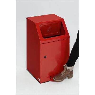 VAR Putzwollkasten PWK 45 mit Pedal selbstlöschend rot 43 l (21155) VAR Putzwollkasten PWK 45 mit Pedal selbstlöschend rot 43 l (21155)