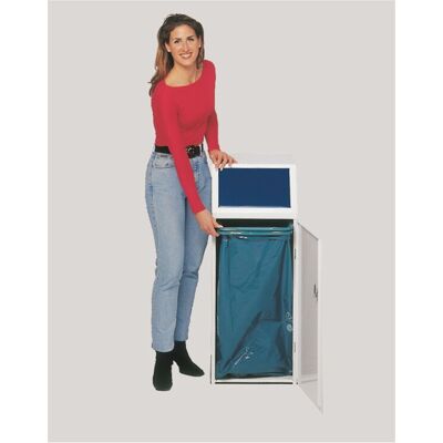 VAR Wertstoffsammler WSG 69 mit Fronttür Einwurfklappe besch. Klemmring enzianblau 70 l (17152) VAR Wertstoffsammler WSG 69 mit Fronttür Einwurfklappe besch. Klemmring enzianblau 70 l (17152)