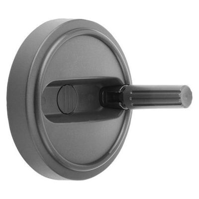 KIPP Handrad D1=100 Passbohrung 12H7 mit Querbohrung M06 Form A TH Gr. 2 (K0258.02100126) KIPP Handrad D1=100 Passbohrung 12H7 mit Querbohrung M06 Form A TH Gr. 2 (K0258.02100126)