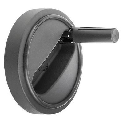 KIPP Handrad D1=80 Passbohrung 8H7 ohne Querbohrung M06 Gr.1 Form E Thermoplast schwarzgrau (K0258.0108008) KIPP Handrad D1=80 Passbohrung 8H7 ohne Querbohrung M06 Gr.1 Form E Thermoplast schwarzgrau (K0258.0108008)