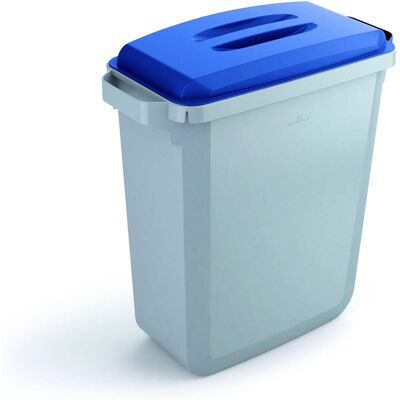 DURABLE Durabin 60 Mülleimer - 60L, Grau, Blau DURABLE Durabin 60 Mülleimer - 60L, Grau, Blau