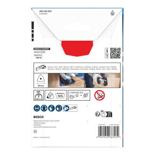 Bosch EXPERT AVZ 90 RT6 Schleifplatte, 90 mm (2608902064)