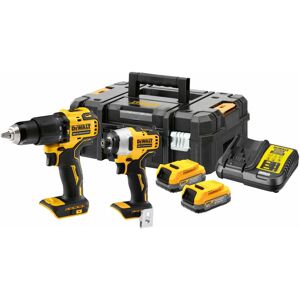 DeWalt DCK2062E2T-QW 18V XR Akku-Kombopack (bürstenlos) inkl. Schlagbohrschrauber DCD709, 1/4 Schlagschrauber DCF809, 2x Powerstack Akku (18 Volt / 1,7 Ah) mit Pou) DeWalt DCK2062E2T-QW 18V XR Akku-Kombopack (bürstenlos) inkl. Schlagbohrschrauber DCD709, 1/4 Schlagschrauber DCF809, 2x Powerstack Akku (18 Volt / 1,7 Ah) mit Pou)