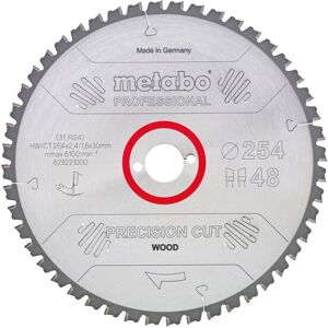 Metabo Sägeblatt "precision cut wood - professional", 254x2,4/1,8x30, Z48 WZ 5° neg. (628221000) Metabo Sägeblatt "precision cut wood - professional", 254x2,4/1,8x30, Z48 WZ 5° neg. (628221000)
