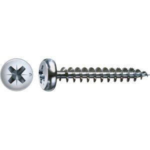 Spax Universalschraube 3 x 25 mm Halbrundkopf Kreuzschlitz Z Vollgewinde S-Spitze WIROX A3J (0231010300255) Spax Universalschraube 3 x 25 mm Halbrundkopf Kreuzschlitz Z Vollgewinde S-Spitze WIROX A3J (0231010300255)