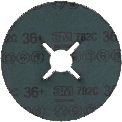 3M Fiberscheibe (CER) 782C, 125 mm Durchmesser, Körnung: 80 (7100099095) 3M Fiberscheibe (CER) 782C, 125 mm Durchmesser, Körnung: 80 (7100099095)