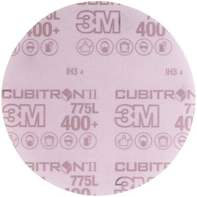 3M Klett-Schleifscheibe (CER) Hookit 775L Ungelocht,⌀ 150 mm, Körnung: 320 (567793 320) 3M Klett-Schleifscheibe (CER) Hookit 775L Ungelocht,⌀ 150 mm, Körnung: 320 (567793 320)