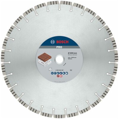 Bosch Modell 2608602687 - Diamanttrennscheibe für abrasives Material Bosch Modell 2608602687 - Diamanttrennscheibe für abrasives Material