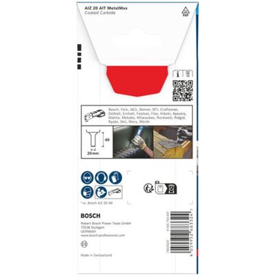 Bosch EXPERT AIZ 20 AIT MetalMax Tauchsägeblatt, 20 x 40 mm (2608902043) Bosch EXPERT AIZ 20 AIT MetalMax Tauchsägeblatt, 20 x 40 mm (2608902043)