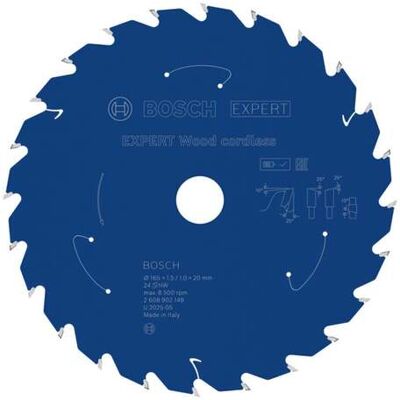 Bosch EXPERT Wood Kreissägeblatt, 165x1,45x20 mm, Z24 (2608902149) Bosch EXPERT Wood Kreissägeblatt, 165x1,45x20 mm, Z24 (2608902149)