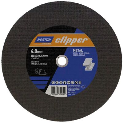 CLIPPER Trennscheibe Metall A24R-350x4.0x25.4mm ; Saint-Gobain (66253371528) CLIPPER Trennscheibe Metall A24R-350x4.0x25.4mm ; Saint-Gobain (66253371528)