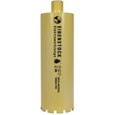 Diamant-Trocken-Bohrkrone Multi-Material TIMBER-PRO 1¼", Ø 132 mm, 350 mm Nutzlänge, 11 Segmente ; Eibenstock (36W13200) Diamant-Trocken-Bohrkrone Multi-Material TIMBER-PRO 1¼", Ø 132 mm, 350 mm Nutzlänge, 11 Segmente ; Eibenstock (36W13200)