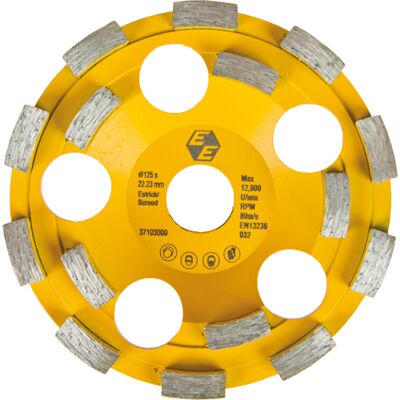 Eibenstock Diamant-Schleifteller Ø 125 mm für Estrich (gelb) (37103000) Eibenstock Diamant-Schleifteller Ø 125 mm für Estrich (gelb) (37103000)