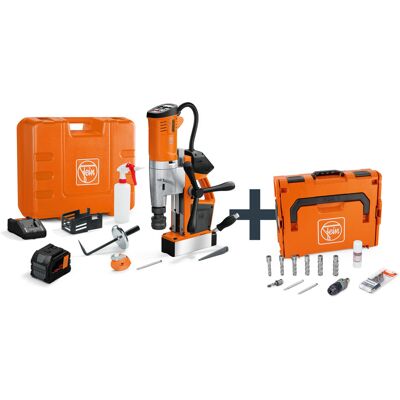 Fein Akku-Universal-Magnet-Kernbohrmaschine bis 35 mm mit Anwenderset, AKBU 35 PMQW 18 V AS Construction-Site 1x 12 Ah Set 3/4 in Weldon/HSS NOVA 50 (71700465000 71700465000) Fein Akku-Universal-Magnet-Kernbohrmaschine bis 35 mm mit Anwenderset, AKBU 35 PMQW 18 V AS Construction-Site 1x 12 Ah Set 3/4 in Weldon/HSS NOVA 50 (71700465000 71700465000)