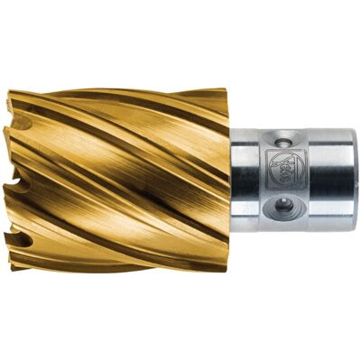 Fein Modell 25 Bohrkrone - Langlebige TIN-Beschichtung, 25mm Tiefe Fein Modell 25 Bohrkrone - Langlebige TIN-Beschichtung, 25mm Tiefe