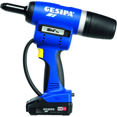 Gesipa Akku-Blindniet-Setzgerät iBird Pro mit 2 Li-Ion Akkus 18V - 2,0 Ah / Ladegerät in L-Boxx (1679684) Gesipa Akku-Blindniet-Setzgerät iBird Pro mit 2 Li-Ion Akkus 18V - 2,0 Ah / Ladegerät in L-Boxx (1679684)