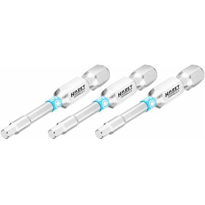 HAZET Bit Sechskant massiv 6,3 (1/4 Zoll), Innen-Sechskant Profil, 3 mm, Anzahl Werkzeuge: 3 (2204NSLG-3/3) HAZET Bit Sechskant massiv 6,3 (1/4 Zoll), Innen-Sechskant Profil, 3 mm, Anzahl Werkzeuge: 3 (2204NSLG-3/3)