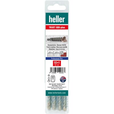 Heller Tools Trijet SDS-Plus Hammerbohrer - 8mm - 210mm - Bohrerset Heller Tools Trijet SDS-Plus Hammerbohrer - 8mm - 210mm - Bohrerset