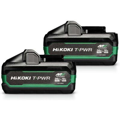 HiKOKI 2x T-PWR MULTI VOLT Akkupack BSL3640MVT (36V/18V - 4,0Ah/8,0Ah) (381993) HiKOKI 2x T-PWR MULTI VOLT Akkupack BSL3640MVT (36V/18V - 4,0Ah/8,0Ah) (381993)