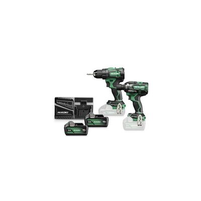 Hikoki 18V Akku-Werkzeugset - Bohrschrauber & Schlagschrauber - 2x5.0Ah BSL1850MA Hikoki 18V Akku-Werkzeugset - Bohrschrauber & Schlagschrauber - 2x5.0Ah BSL1850MA