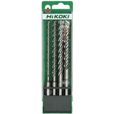 HiKOKI SDS-PLUS Hammerbohrerset - 6/8/10/12x165mm HiKOKI SDS-PLUS Hammerbohrerset - 6/8/10/12x165mm