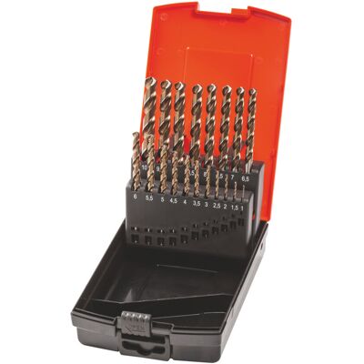 Holex CleverDrill Spiralbohrer-Satz HSS Nr. 114031 mit Kassette, Typ: 1-10 (115051 1-10) Holex CleverDrill Spiralbohrer-Satz HSS Nr. 114031 mit Kassette, Typ: 1-10 (115051 1-10)