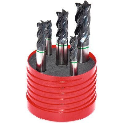 Holex Schaftfräser-SET HSS-E-SPM SET mit 6 Schaftfräsern und Kunststoffkoffer, 191639 SET) Holex Schaftfräser-SET HSS-E-SPM SET mit 6 Schaftfräsern und Kunststoffkoffer, 191639 SET)
