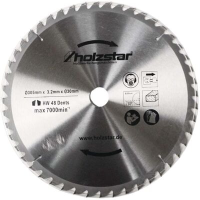 HOLZSTAR - AKZ30548 - 305 mm - 48 Zähne - Kreissägeblatt HOLZSTAR - AKZ30548 - 305 mm - 48 Zähne - Kreissägeblatt