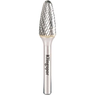 Klingspor HF 100 F Hartmetallfräser, 8 x 20 x 6 mm Kreuzverzahnung (295978) Klingspor HF 100 F Hartmetallfräser, 8 x 20 x 6 mm Kreuzverzahnung (295978)