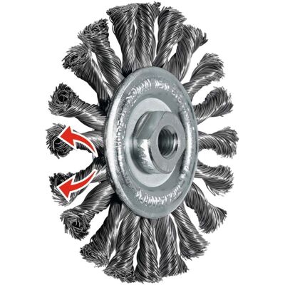 Lessmann Rundbürste Wechselzopfung, Stahldraht 0,50 mm, Bürsten-⌀xBohrungs-⌀ / Gewinde: 125XM14 mm (473217WZ) Lessmann Rundbürste Wechselzopfung, Stahldraht 0,50 mm, Bürsten-⌀xBohrungs-⌀ / Gewinde: 125XM14 mm (473217WZ)