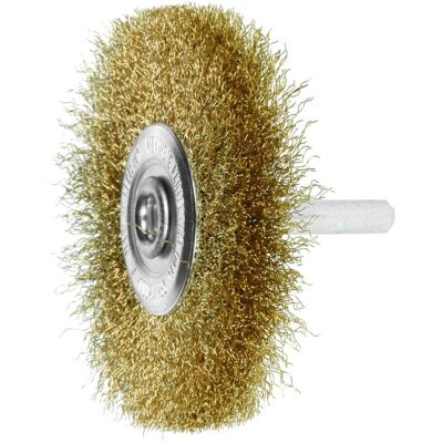 Lessmann Schaft-Rundbürste Messingdraht 0,20 mm, Bürsten-⌀xBesatzbreite: 70X10 mm (417542) Lessmann Schaft-Rundbürste Messingdraht 0,20 mm, Bürsten-⌀xBesatzbreite: 70X10 mm (417542)
