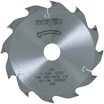 Mafell Sägeblatt-HM, 120 x 1,2/1,8 x 20 mm, Z 12, WZ (092560) Mafell Sägeblatt-HM, 120 x 1,2/1,8 x 20 mm, Z 12, WZ (092560)