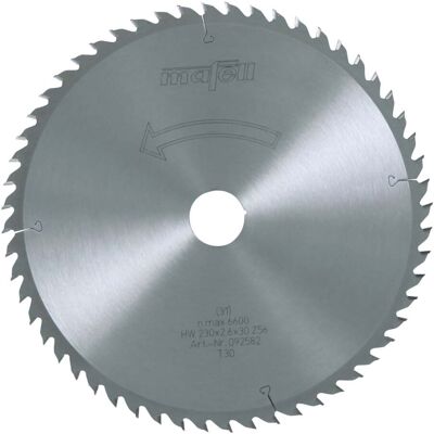 Mafell Sägeblatt-HM, 230 x 2,6 x 30 mm, Z 56, WZ, für Weichfaserplatten und Querschnitte (KSP 85 Fc) (092582) Mafell Sägeblatt-HM, 230 x 2,6 x 30 mm, Z 56, WZ, für Weichfaserplatten und Querschnitte (KSP 85 Fc) (092582)