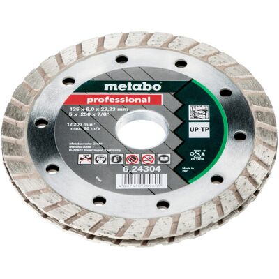Metabo Diamant-Frässcheibe - 125mm, Up-Tp, Universal- Mörtel- und Murfugning Metabo Diamant-Frässcheibe - 125mm, Up-Tp, Universal- Mörtel- und Murfugning