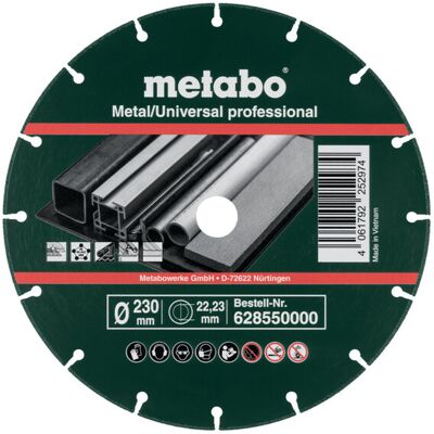 Metabo Modell 628550000 - Diamantschneidscheibe 230mm Metabo Modell 628550000 - Diamantschneidscheibe 230mm