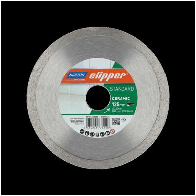 Norton Clipper - 70184608556 - Ø125 - Ceramic - Diamantklinge Norton Clipper - 70184608556 - Ø125 - Ceramic - Diamantklinge