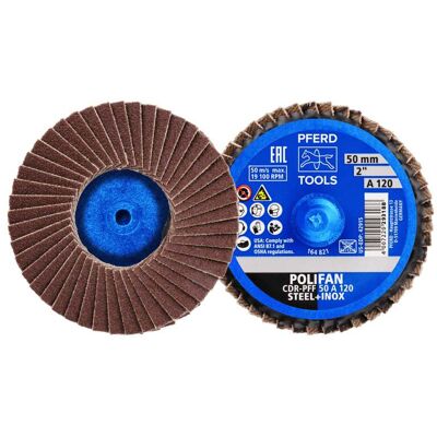 PFERD TOOLS COMBIDISC Korund Mini-POLIFAN CDR Ø 50mm A120 für universelle Anwendungen (47202529) PFERD TOOLS COMBIDISC Korund Mini-POLIFAN CDR Ø 50mm A120 für universelle Anwendungen (47202529)