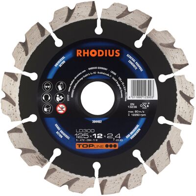 Rhodius LD300 Diamantkapskiva - För Hårdare Material Rhodius LD300 Diamantkapskiva - För Hårdare Material