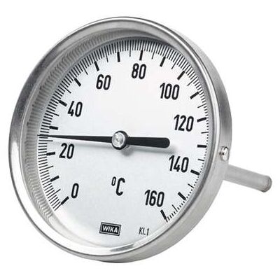 Riegler Bimetallthermometer, G 1/2 hinten, L=160, Ø 100, 0 °C bis 120 °C (5212) Riegler Bimetallthermometer, G 1/2 hinten, L=160, Ø 100, 0 °C bis 120 °C (5212)