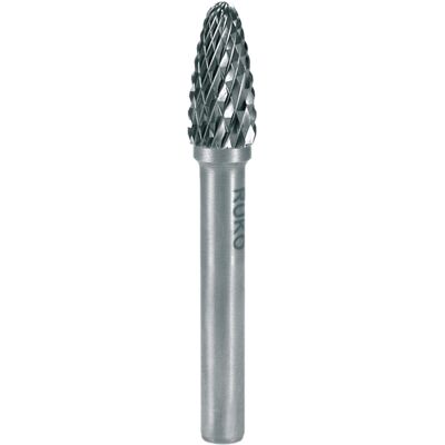 Ruko Hartmetall Frässtift Form F Rundbogen (RBF) (116032) Ruko Hartmetall Frässtift Form F Rundbogen (RBF) (116032)