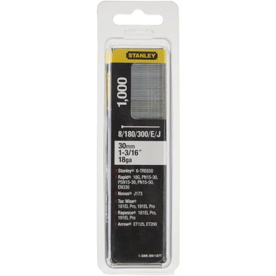 Stanley Versenknagel-Typ J-18GA 30mm/5/8" (1-SWKBN1187T) Stanley Versenknagel-Typ J-18GA 30mm/5/8" (1-SWKBN1187T)