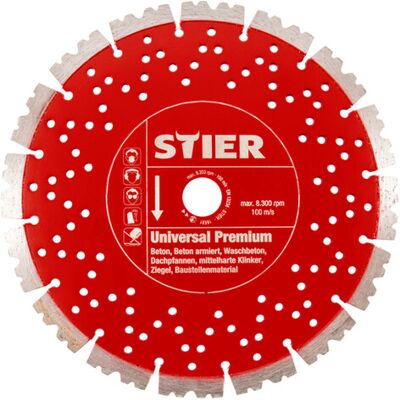 Stier Ø125 mm Diamanttrennscheibe - Sägeblatt Stier Ø125 mm Diamanttrennscheibe - Sägeblatt
