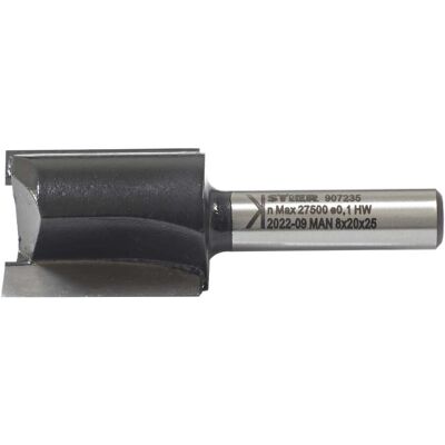 STIER Nutfräser D20 x L25 x S8 mm HM (HW) (907235) STIER Nutfräser D20 x L25 x S8 mm HM (HW) (907235)