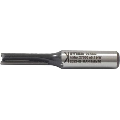 STIER Nutfräser D6 x L20 x S8 mm HM (HW) (907232) STIER Nutfräser D6 x L20 x S8 mm HM (HW) (907232)